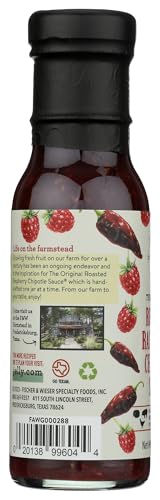 Fischer & Wieser Roasted Raspberry Chipotle serving suggestion on grilled chicken.