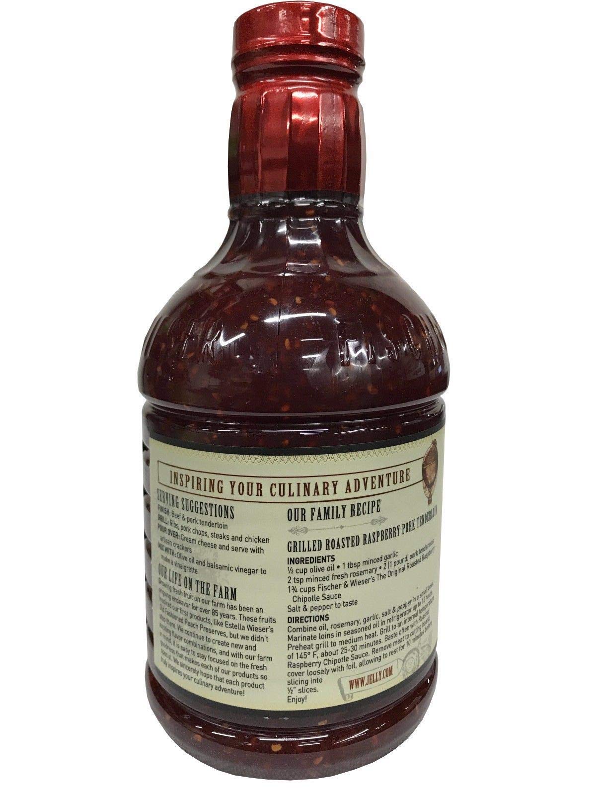 Fischer & Wieser Razzpotle sauce with crackers creates a savory dip option.