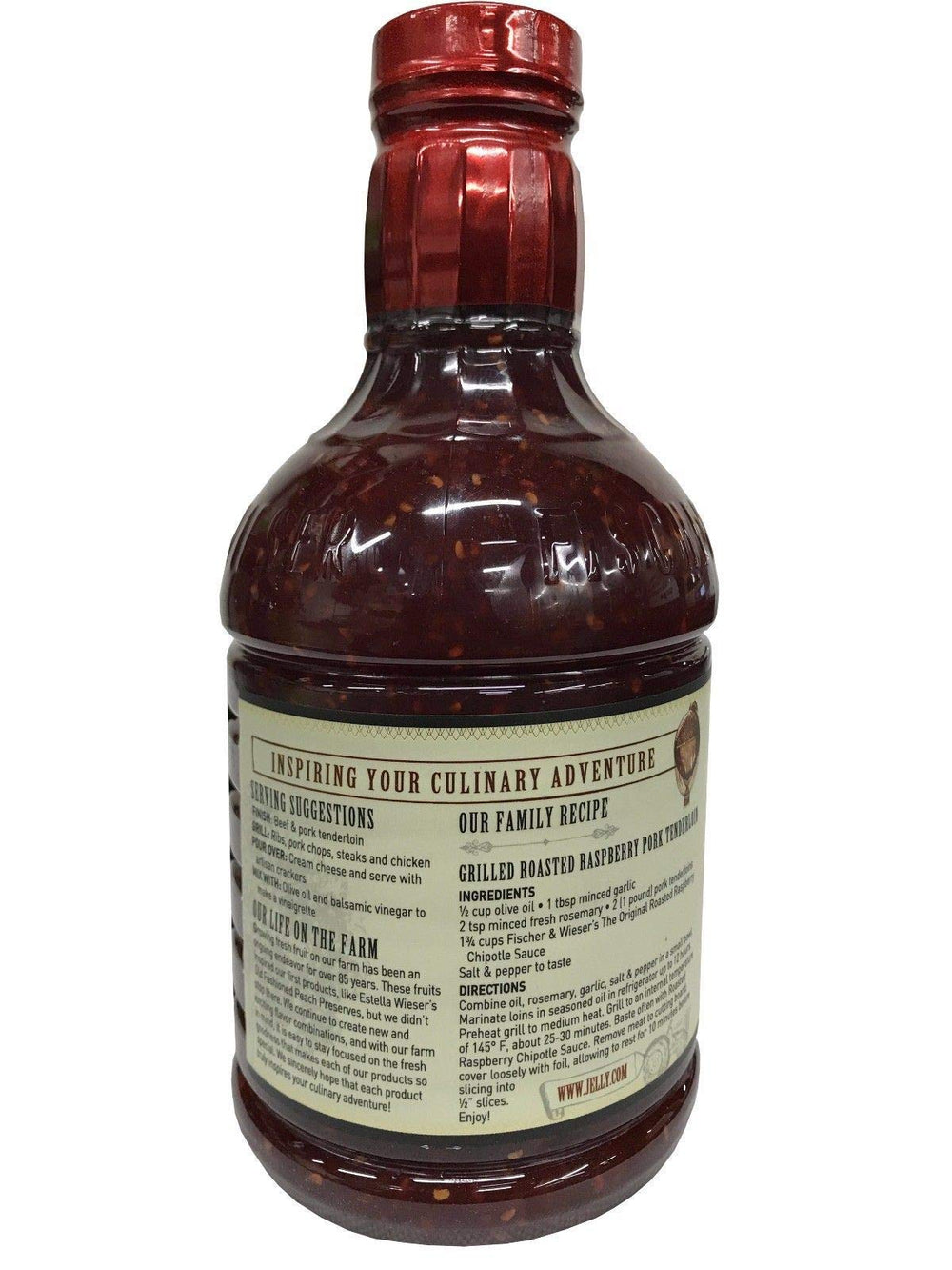 Fischer & Wieser Razzpotle sauce with crackers creates a savory dip option.
