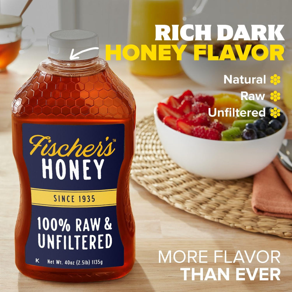 Crystallized Fischer's honey in glass jar signaling natural purity