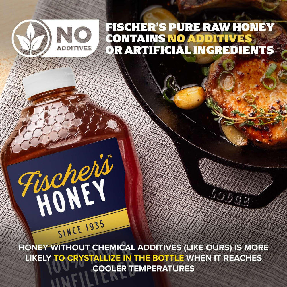 Fischer's honey spread on warm toast for a wholesome breakfast