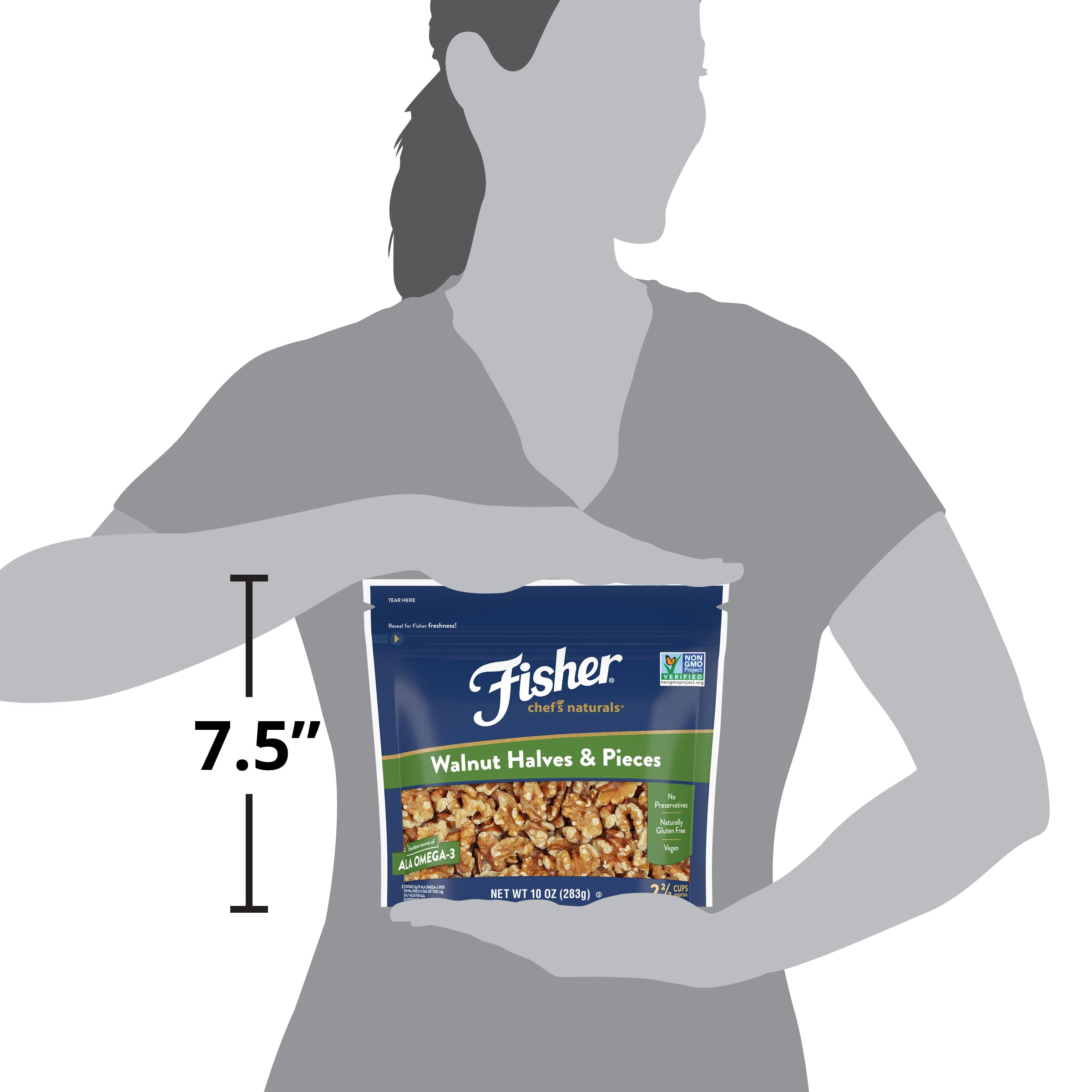 Fisher walnuts add crunch to salads and breakfasts
