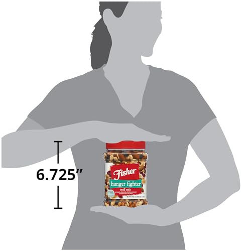 Fisher Hunger Fighter family-size 38 oz pack for sharing.