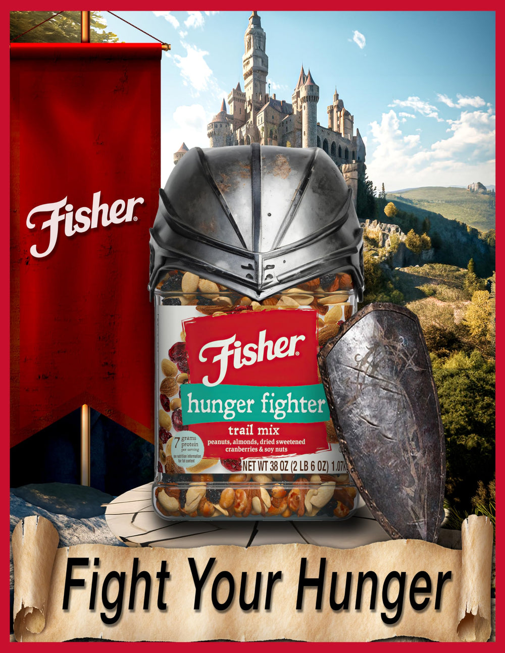 Fisher Hunger Fighter canister maintains freshness after opening.