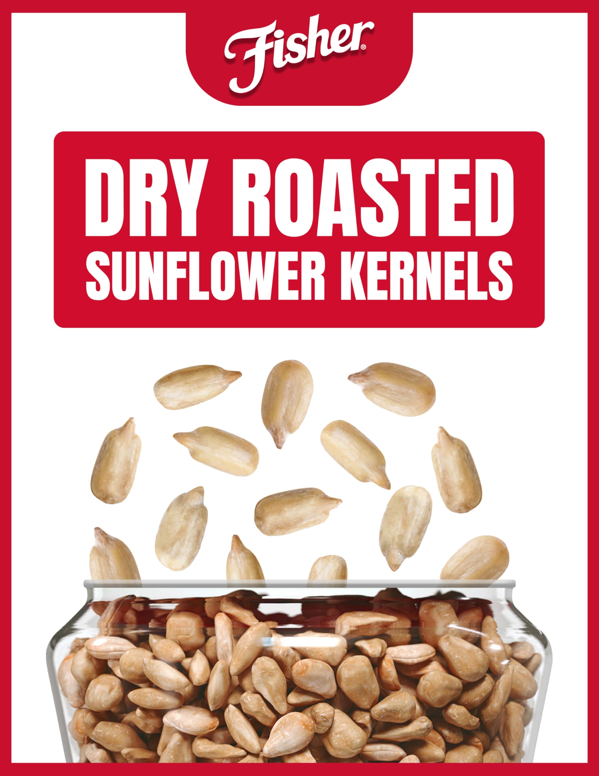 Fisher Sunflower Kernels atop yogurt for added crunch and protein.