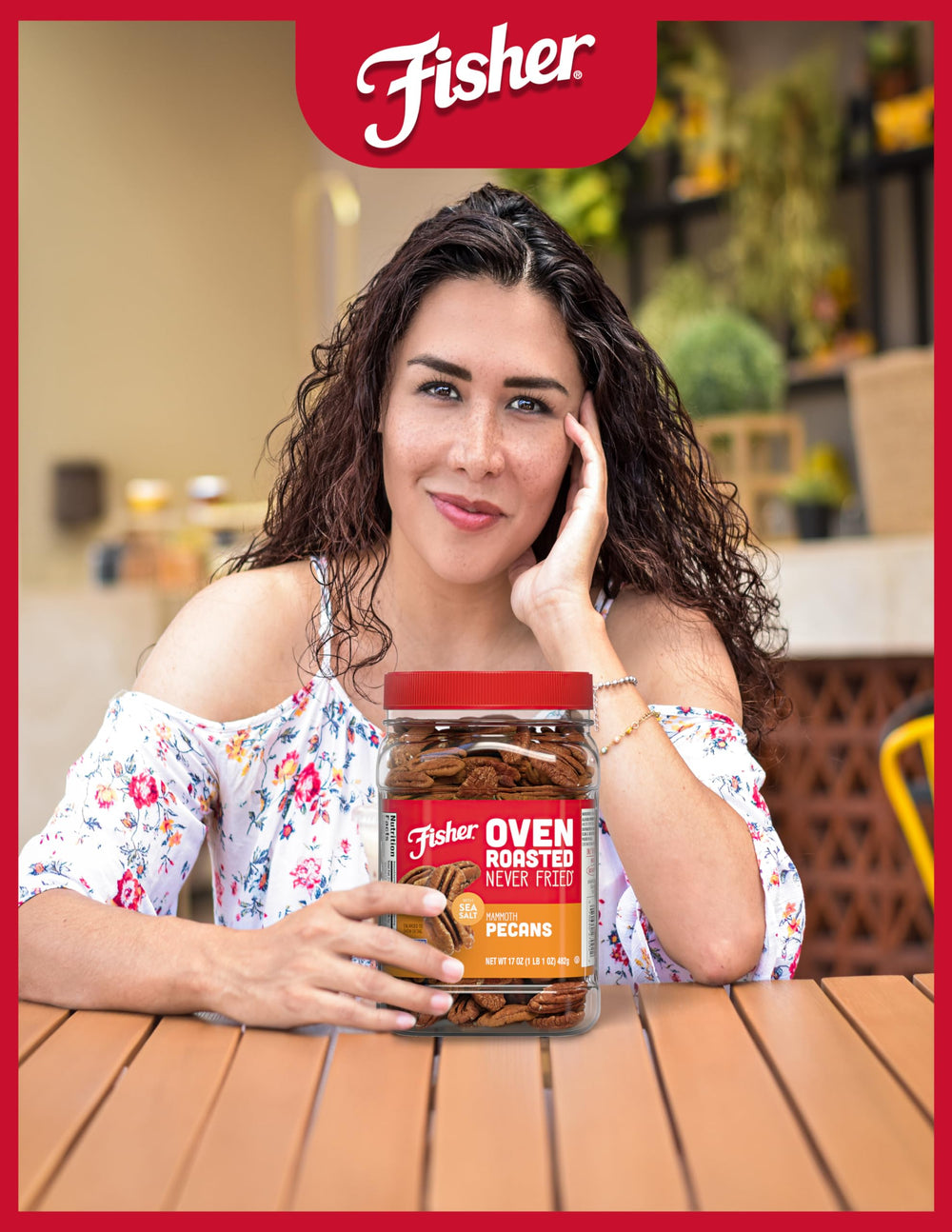 Fisher Vegan Protein Pecans offer plant-based nourishment in a crunchy bite.