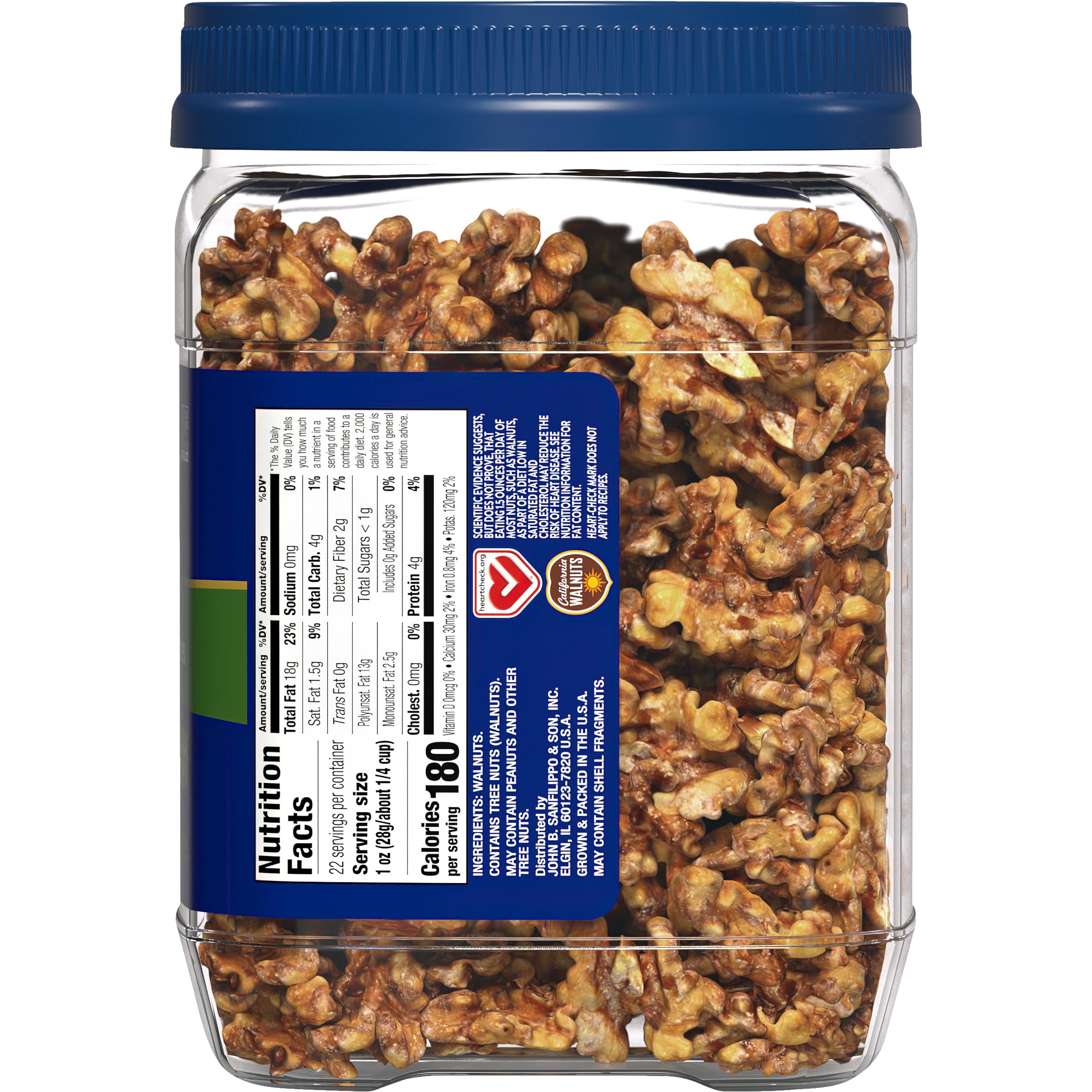 Close-up of Fisher Chef's Naturals walnuts showing rich aroma and crunch