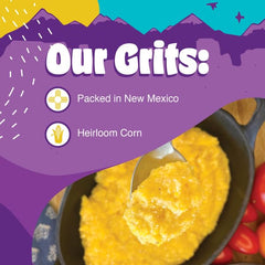 FISHSKI PROVISIONS stone-ground grits ready to pair with cheese and butter.
