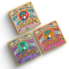 Fishwife albacore tuna trio pack, ready for quick meals.