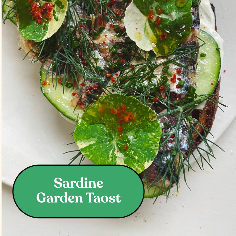 Fishwife salmon serving idea with bold flavor accents and heat