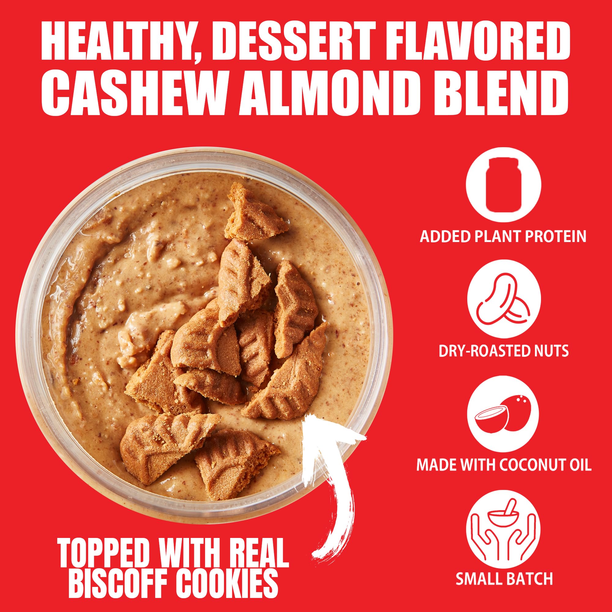 Fit Butters jar highlights added protein for a complete dessert-flavored spread.