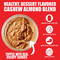 Fit Butters jar highlights added protein for a complete dessert-flavored spread.
