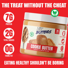 Fit Butters low carb low sugar badge supports mindful indulgence.