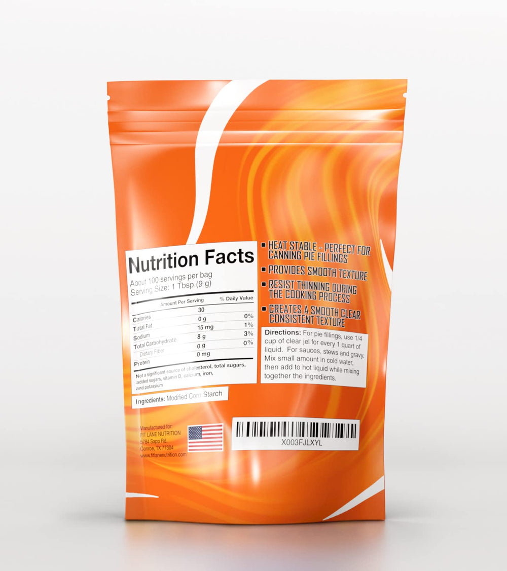 Clear Jel pie filling by Fit Lane Nutrition yields glossy, smooth fillings.