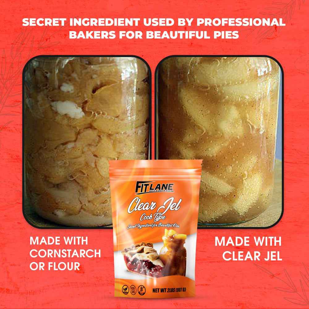Fit Lane Clear Jel thickener for sauces creates silky, even texture.