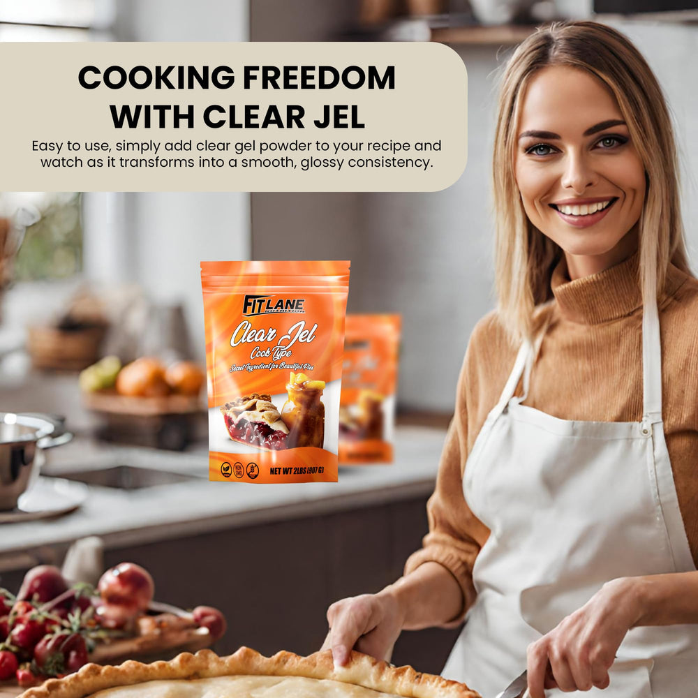 Clear Jel by Fit Lane Nutrition, USA-made bulk powder for canning.