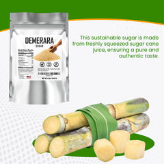Fit Lane Demerara sugar large crystals dissolve slowly, adding depth to hot drinks