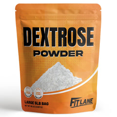 Fit Lane Nutrition bulk dextrose powder 5lb bag ideal for baking and pre-workout fueling.