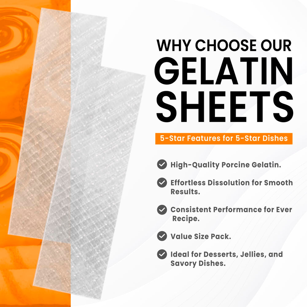 Fit Lane Germany-produced gelatin sheets emphasize premium quality for home bakers.