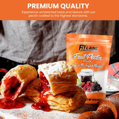 Fit Lane Nutrition homemade jam with pectin achieving firmer sets