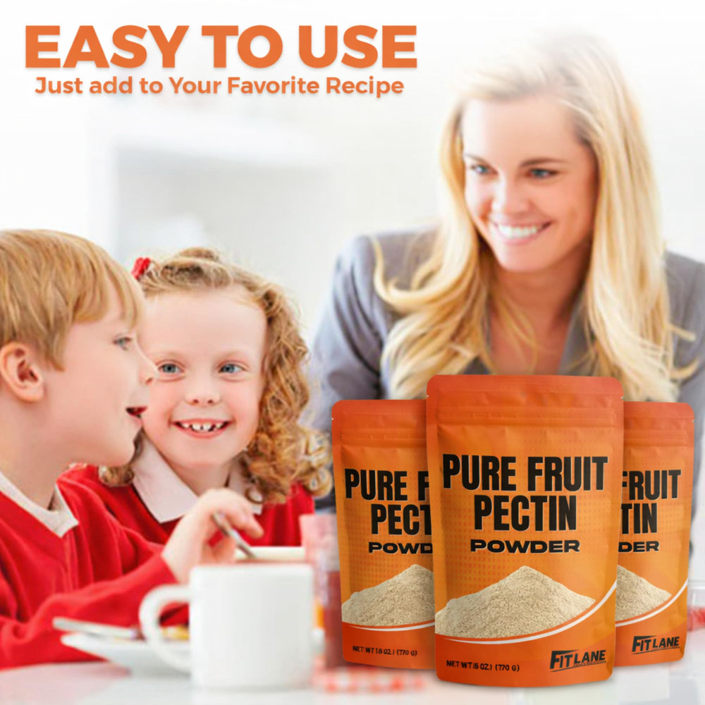 Fit Lane Nutrition pectin measuring scoop demonstrates easy portion control for canning