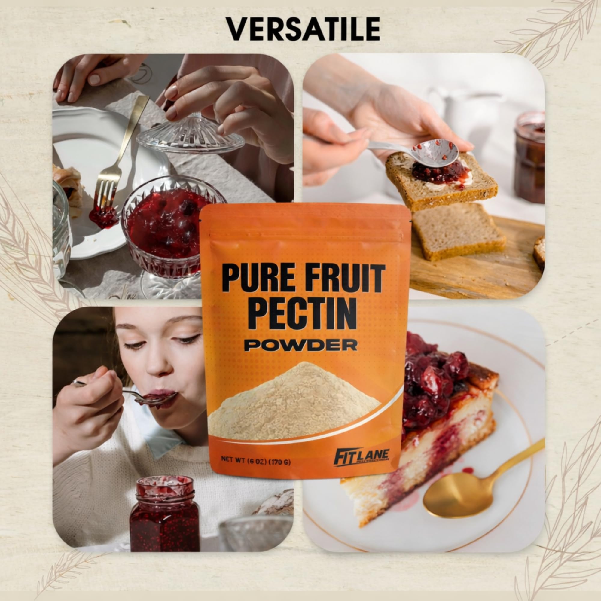 Fit Lane Nutrition sugar-free jam with pectin ready to spread and enjoy