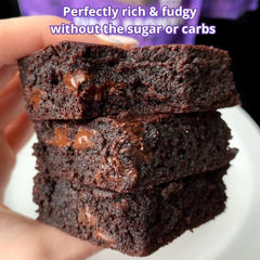 Baking in the oven transforms the mix into warm, comforting brownies.