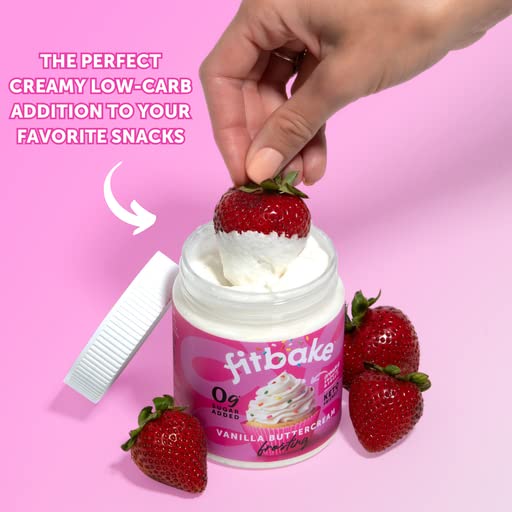 Dollop on cookies with FitBake frosting, gluten-free premium topping.