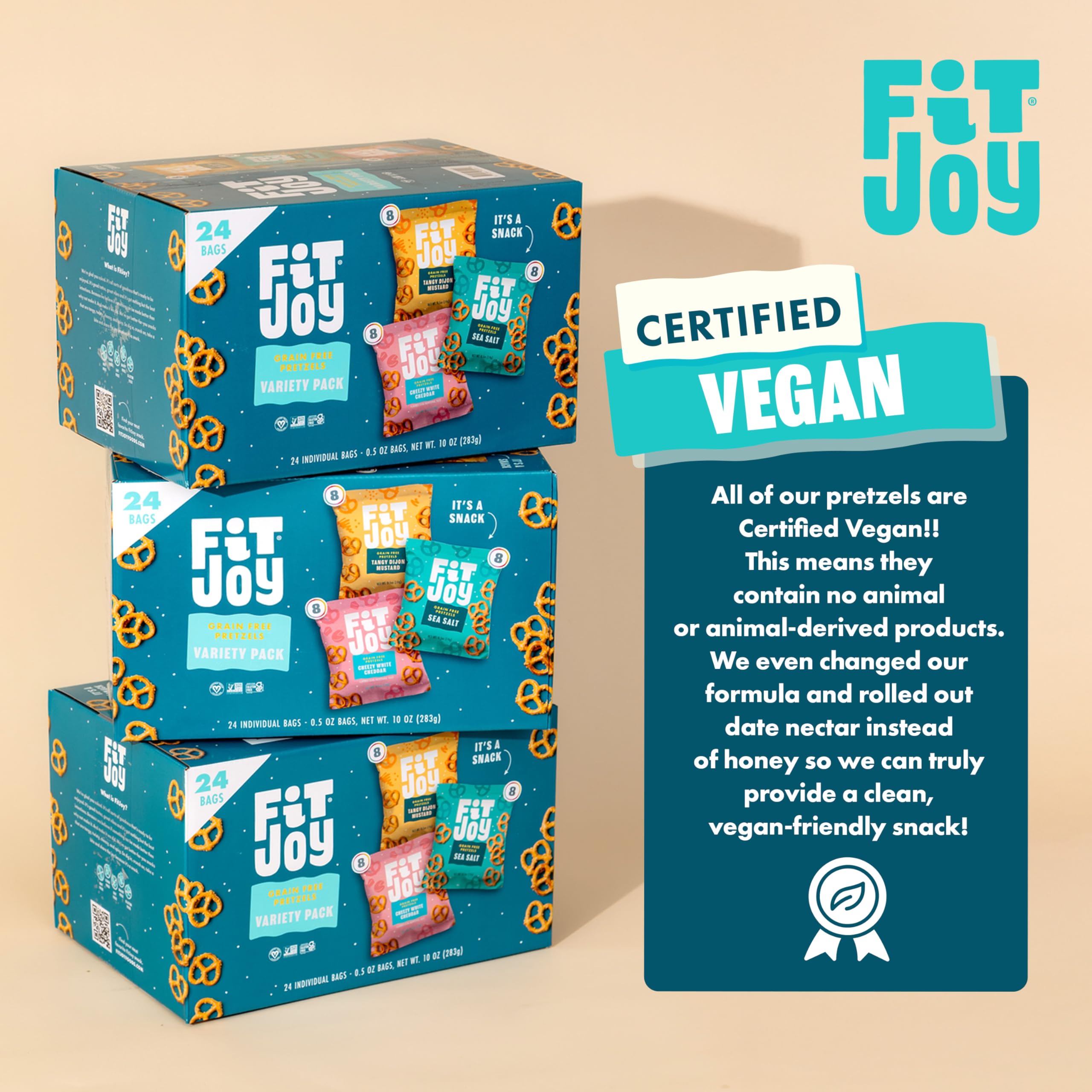 FitJoy 24-pack snack-ready for moms, kids, and busy days.