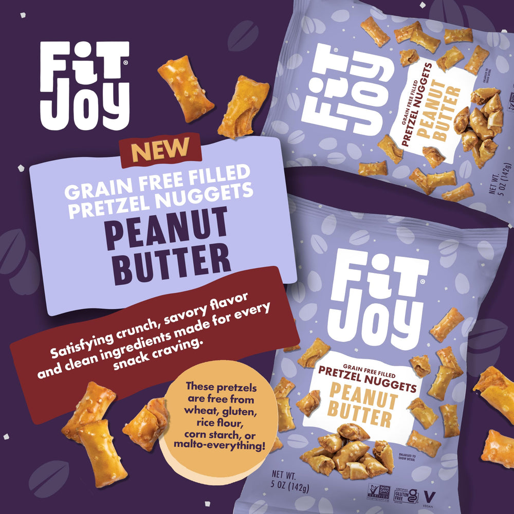 FitJoy vegan pretzel bites with gluten-free recipe for mindful munching.