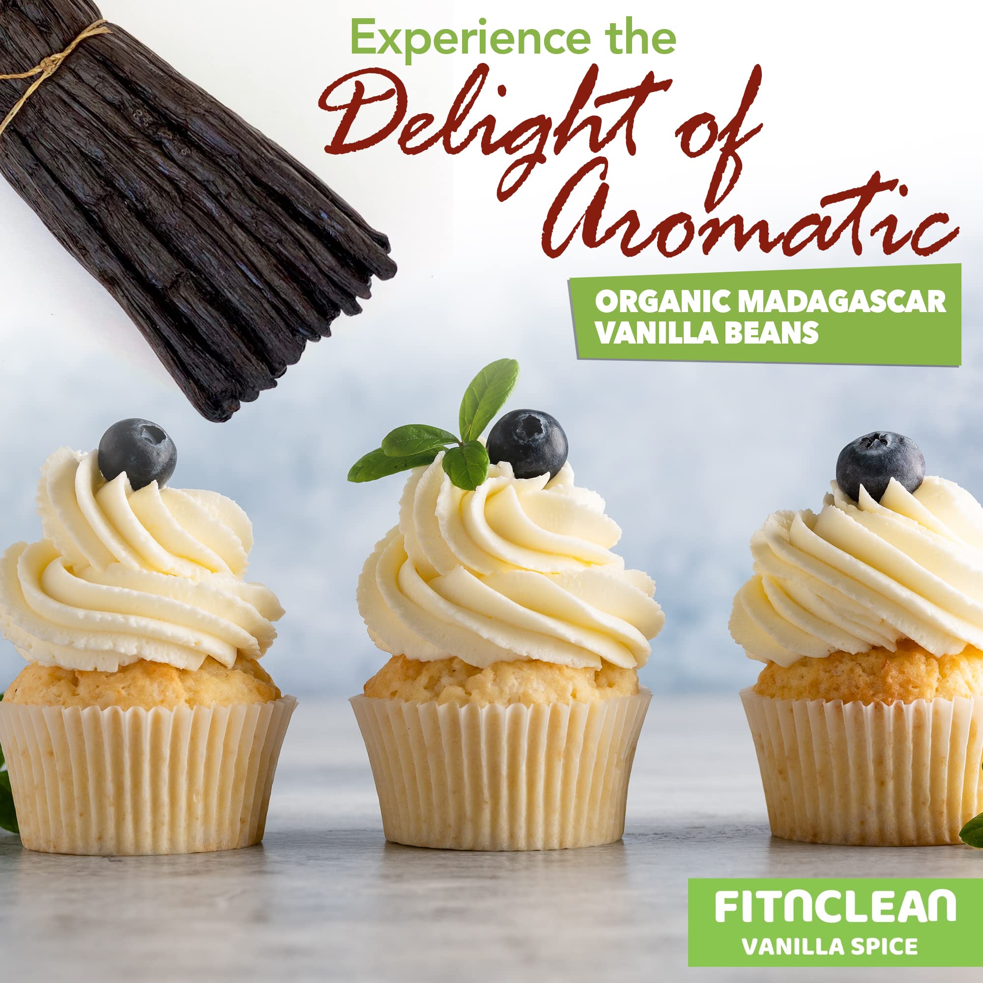 FITNCLEAN vanilla beans ready for extract, enhance flavor in recipes and infusions.