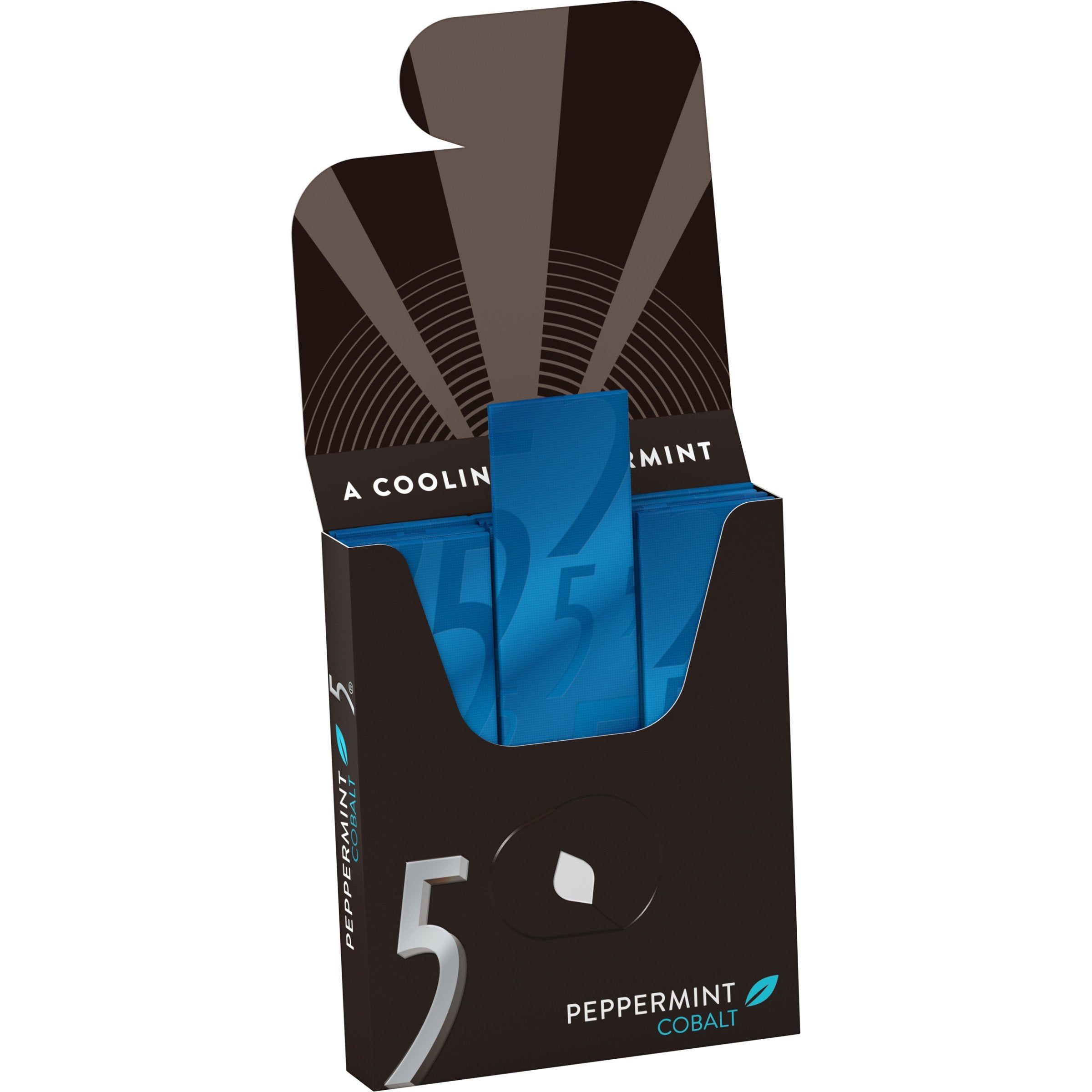 5 Gum Cobalt Peppermint multi-pack display for portability.
