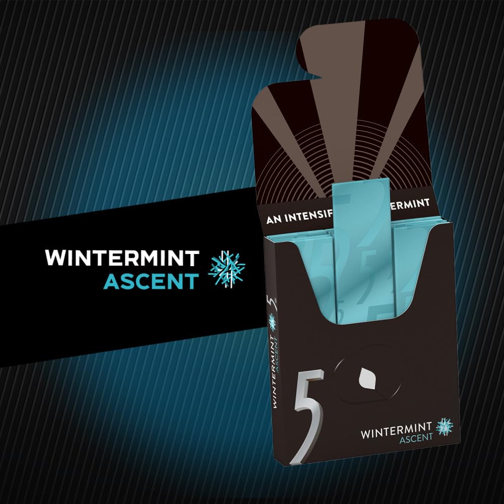 5 Gum Wintermint Ascent bulk box ready for events and teams