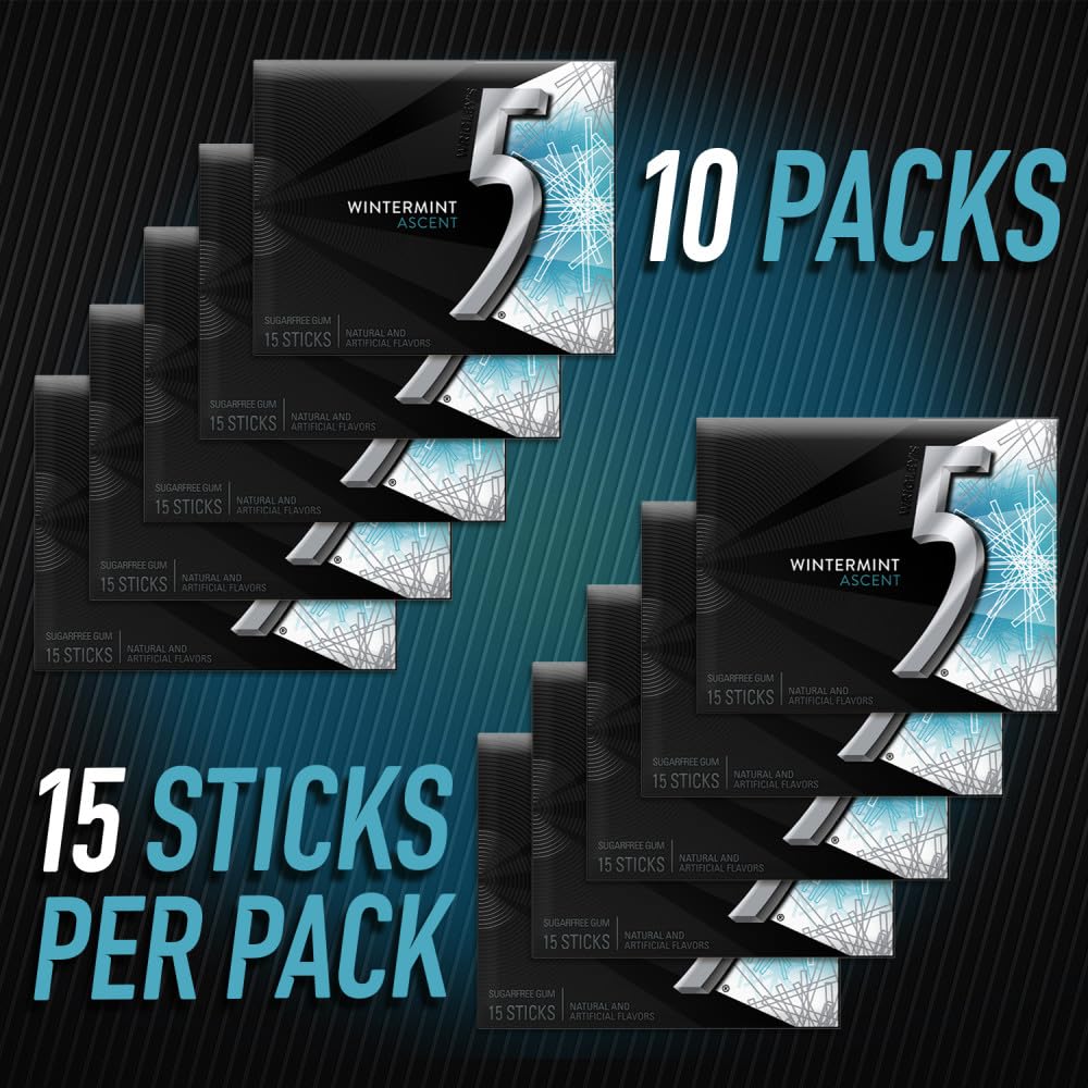Opened pack reveals 15-stick bundles for quick refreshment