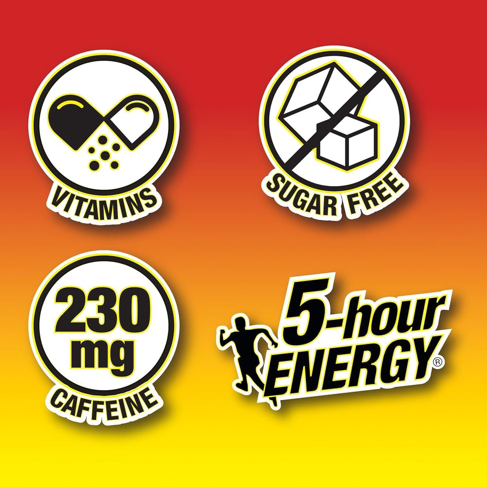Five-hour Energy Outer Worlds Purpleberry Punch on-the-go pack in a bag for travel-ready energy.
