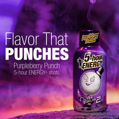 Five-hour Energy Outer Worlds Purpleberry Punch 24-pack packaging for bulk purchases and quick restocks.