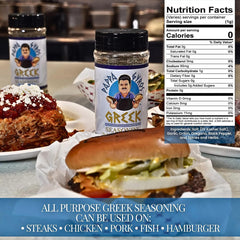 Pouring Five Star Seasonings Pappa Gyros for easy Mediterranean flavor on chicken.
