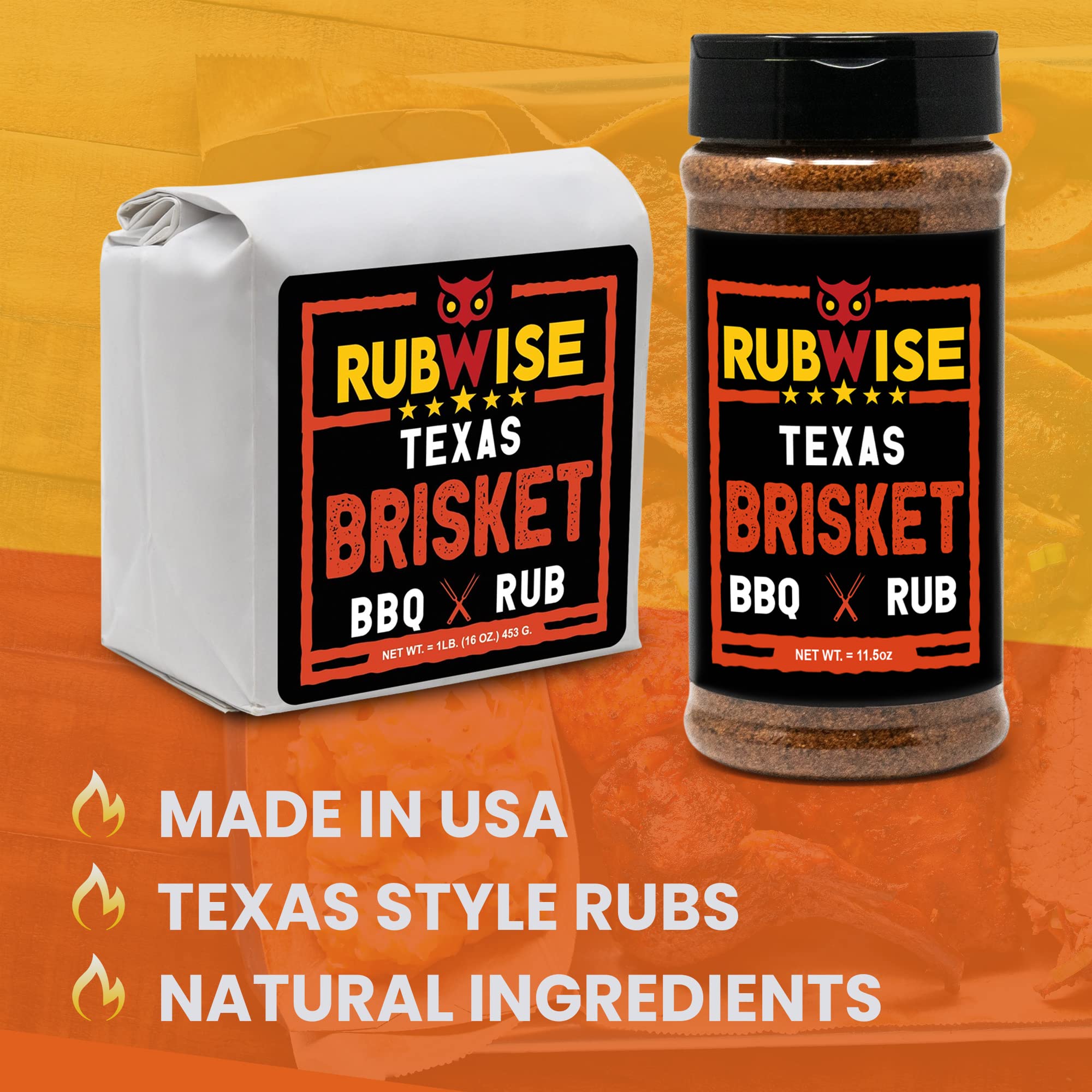 Five Star Seasonings RubWise brisket rub for savory beef dishes.