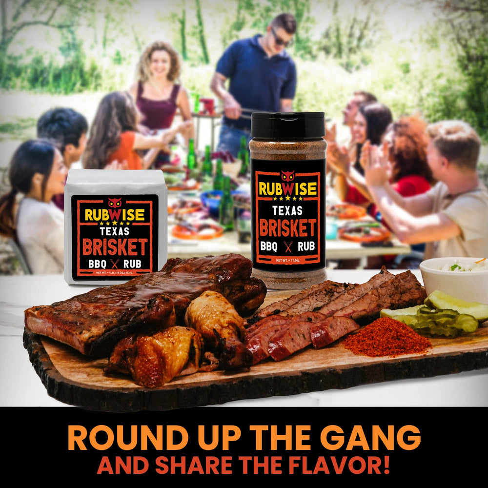 Five Star Seasonings RubWise brisket rub for smoky flavor at home.