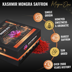 5Senses saffron packaging tin preserves freshness for gifting and storage.