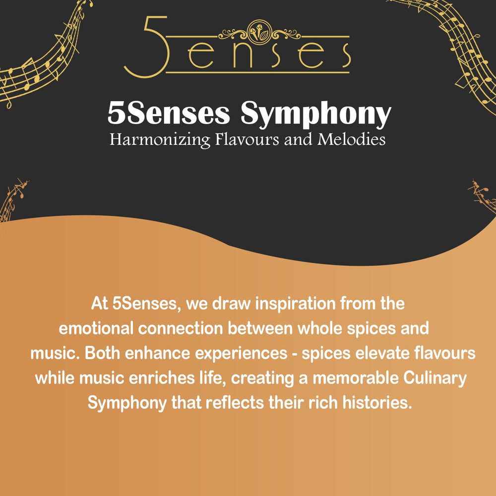 5Senses Magnum Opus music adds sensory delight to tasting.