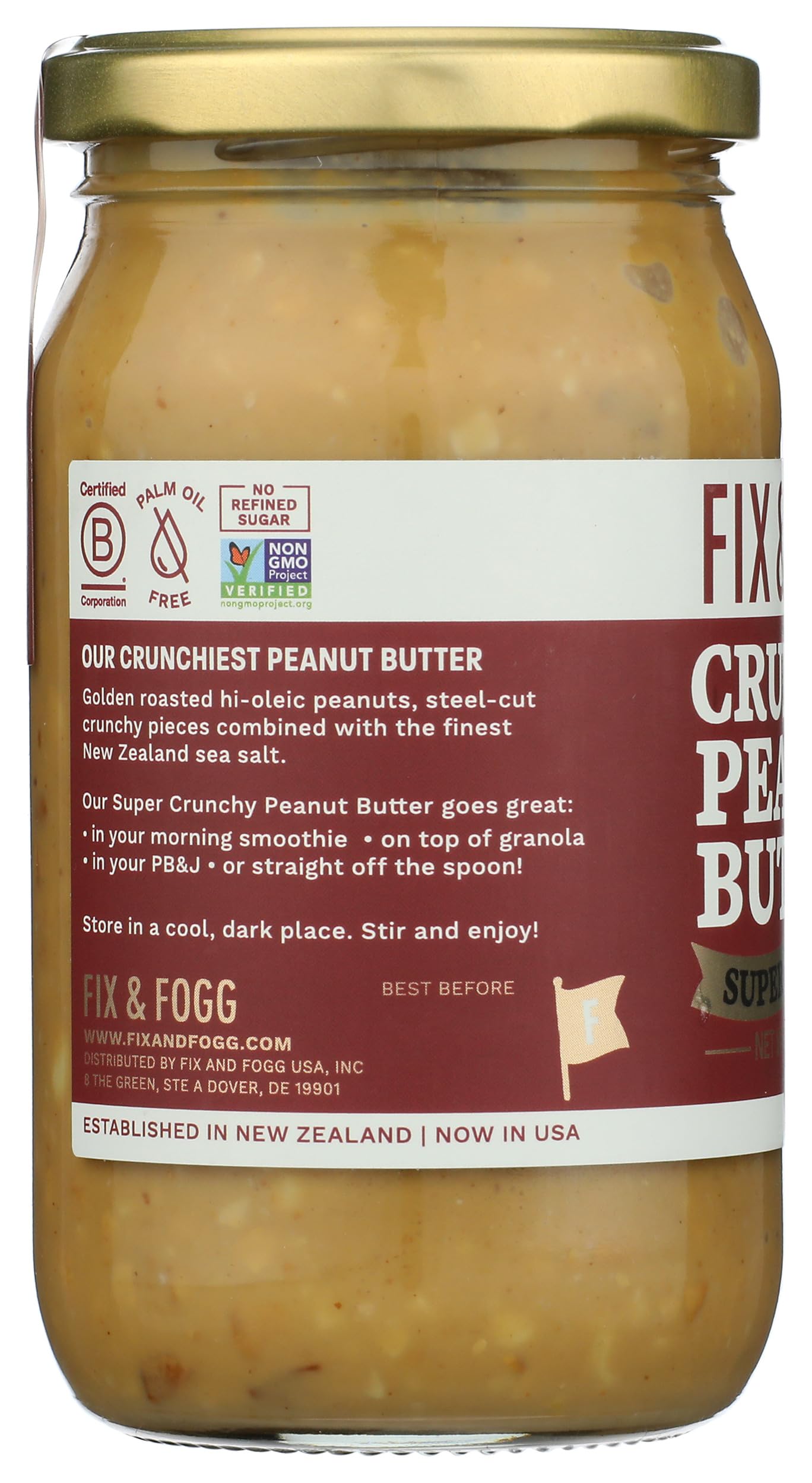 Fix and Fogg peanut butter in baking for flavor.