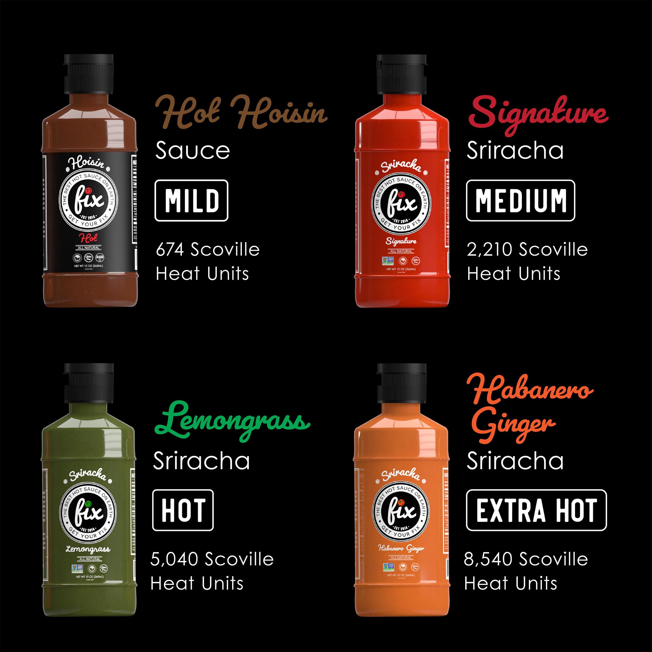 Fix Hot Sauce Sriracha on Pad Thai for a quick flavor boost.