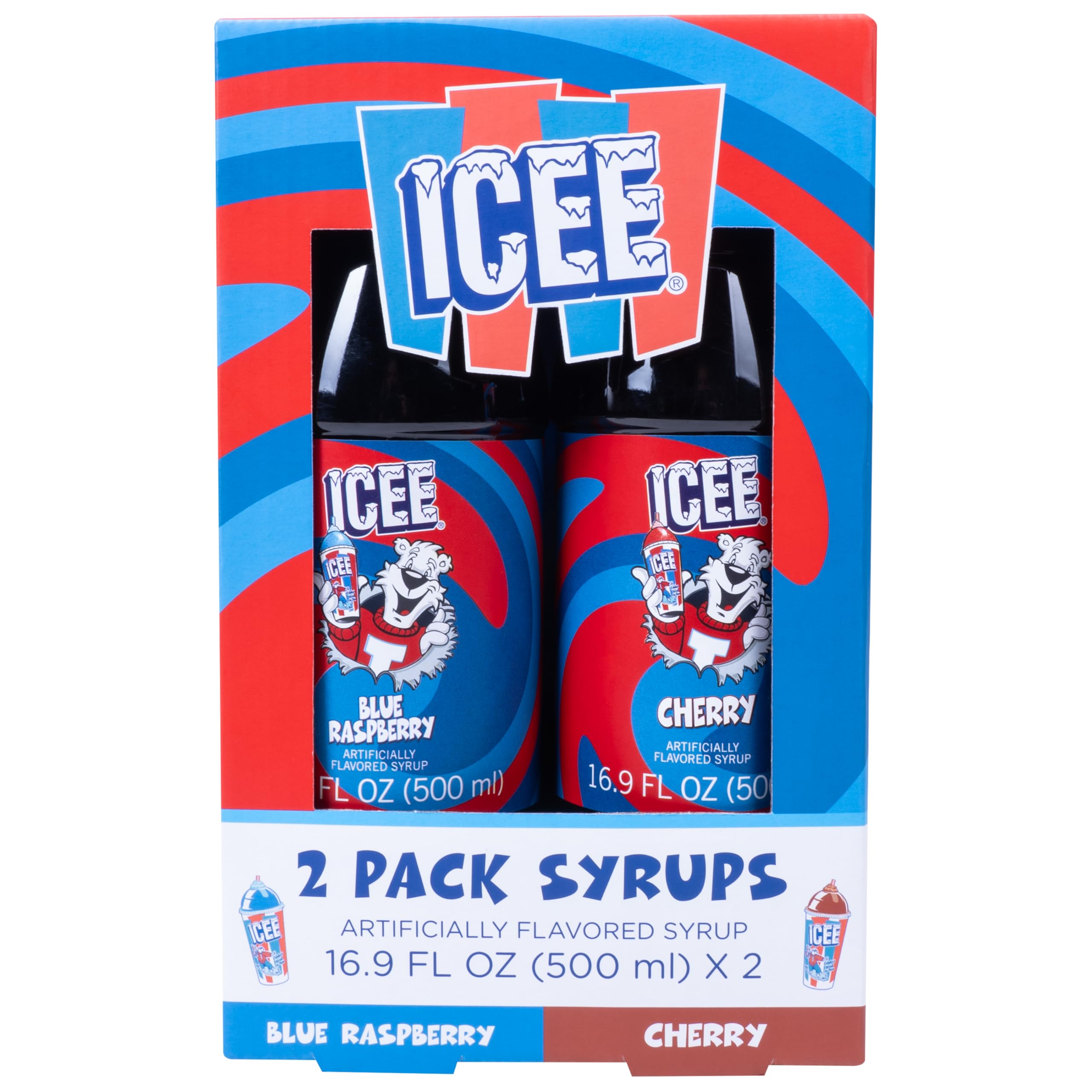 Fizz Creations ICEE Blue Raspberry bottle for at home slushies.
