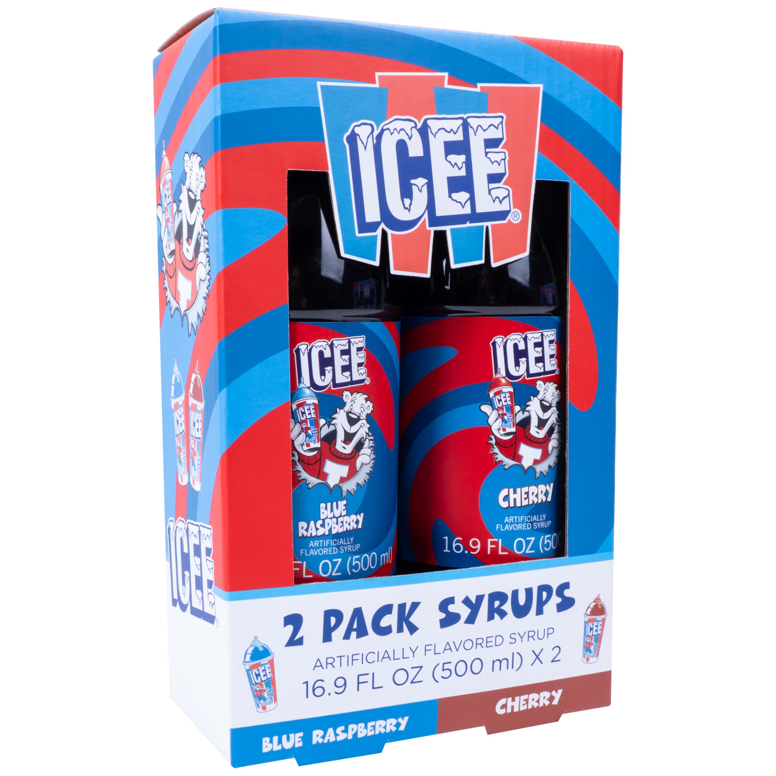Fizz Creations ICEE two bottle pack ready for party beverages.