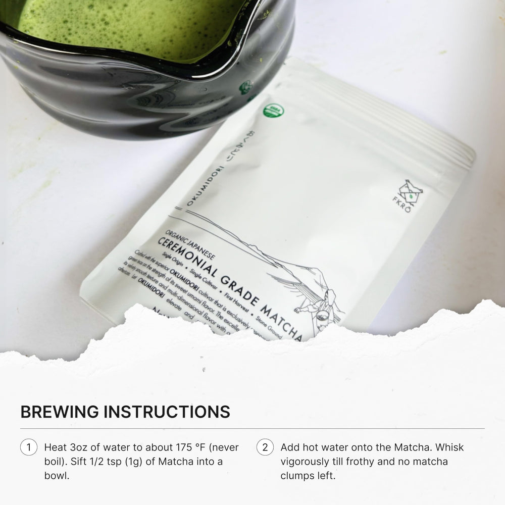 FKRO pouch seal and label highlighting freshness and monthly shipment.