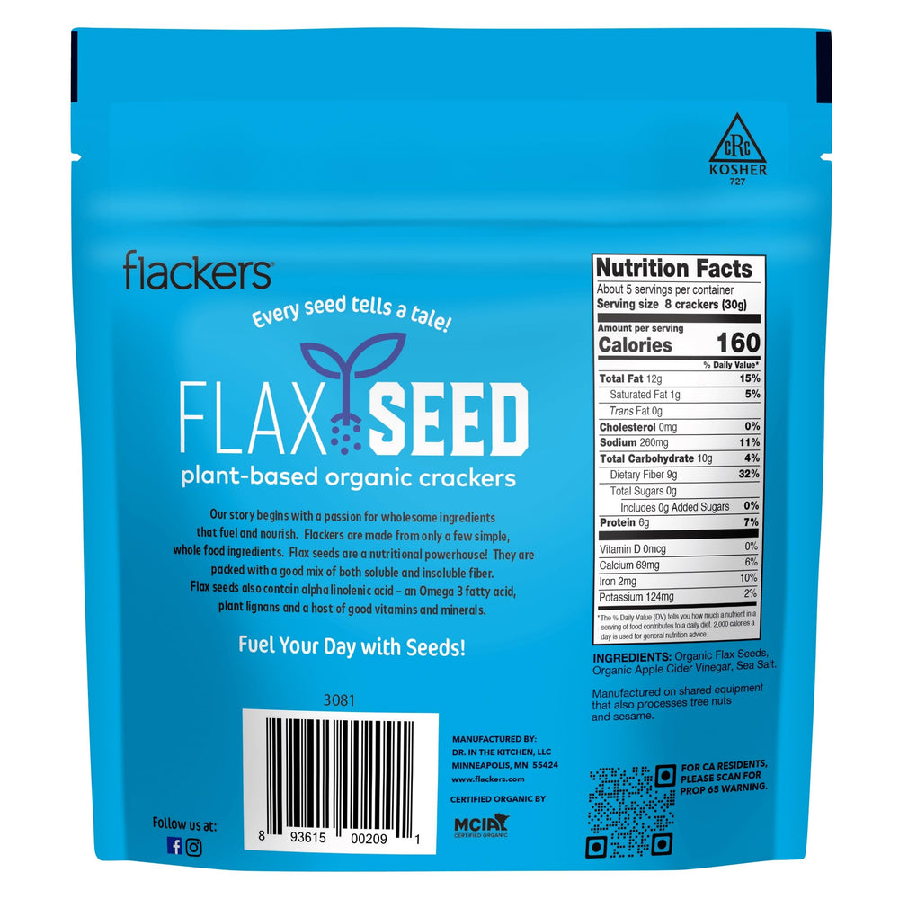 Flackers cracker crisp closeup highlighting light, crunchy texture for dipping.
