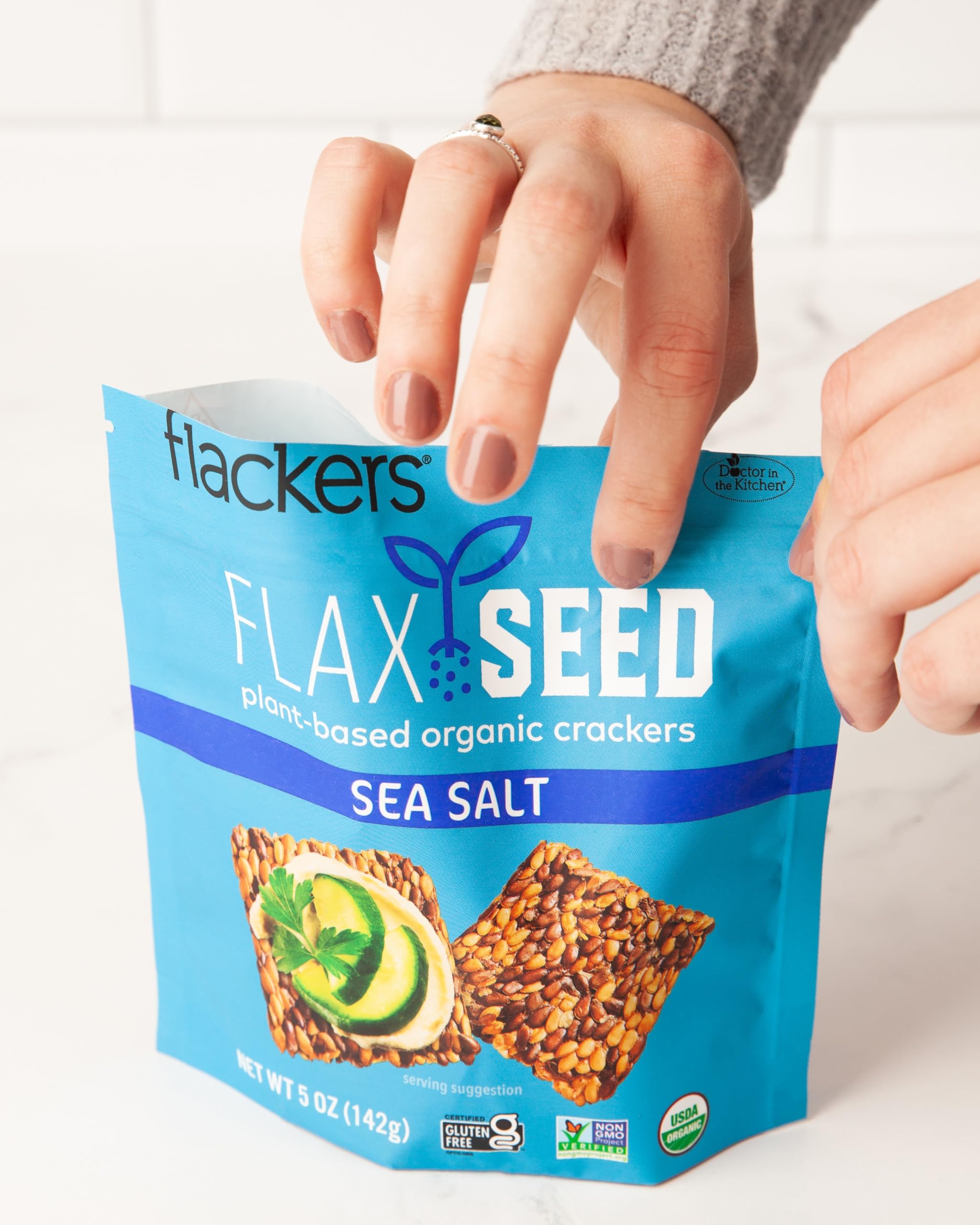 Flackers dipping ideas shot suggests serving with spreads.