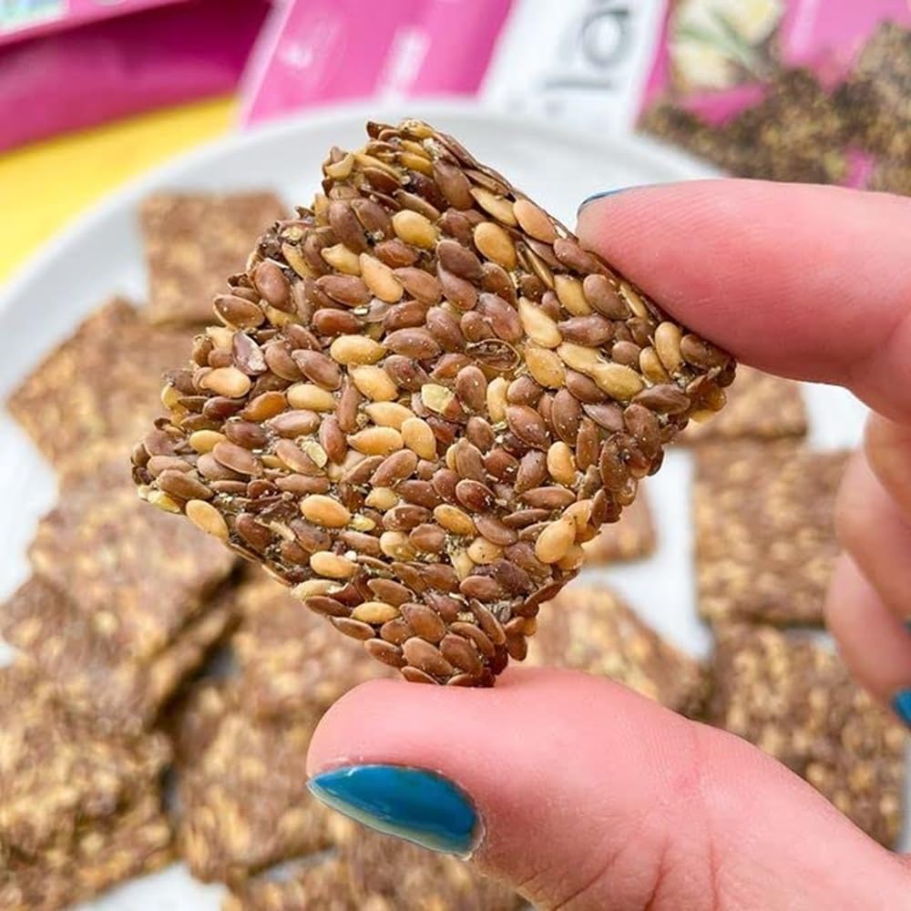 Flackers gluten-free vegan keto snack highlighted as a smart choice