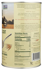 Pouring Flahavan’s oats to reveal hearty, nutty texture